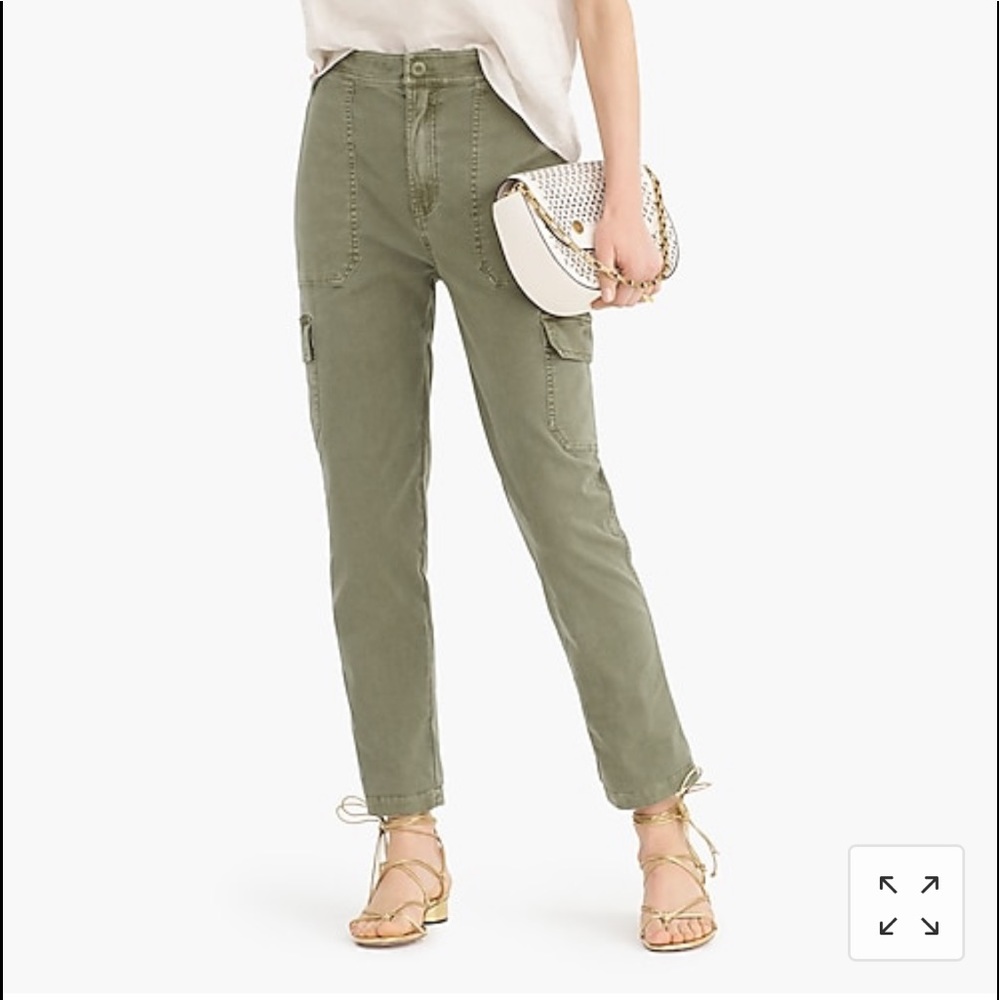 J Crew The New Straight Cargo Pant Sz 24